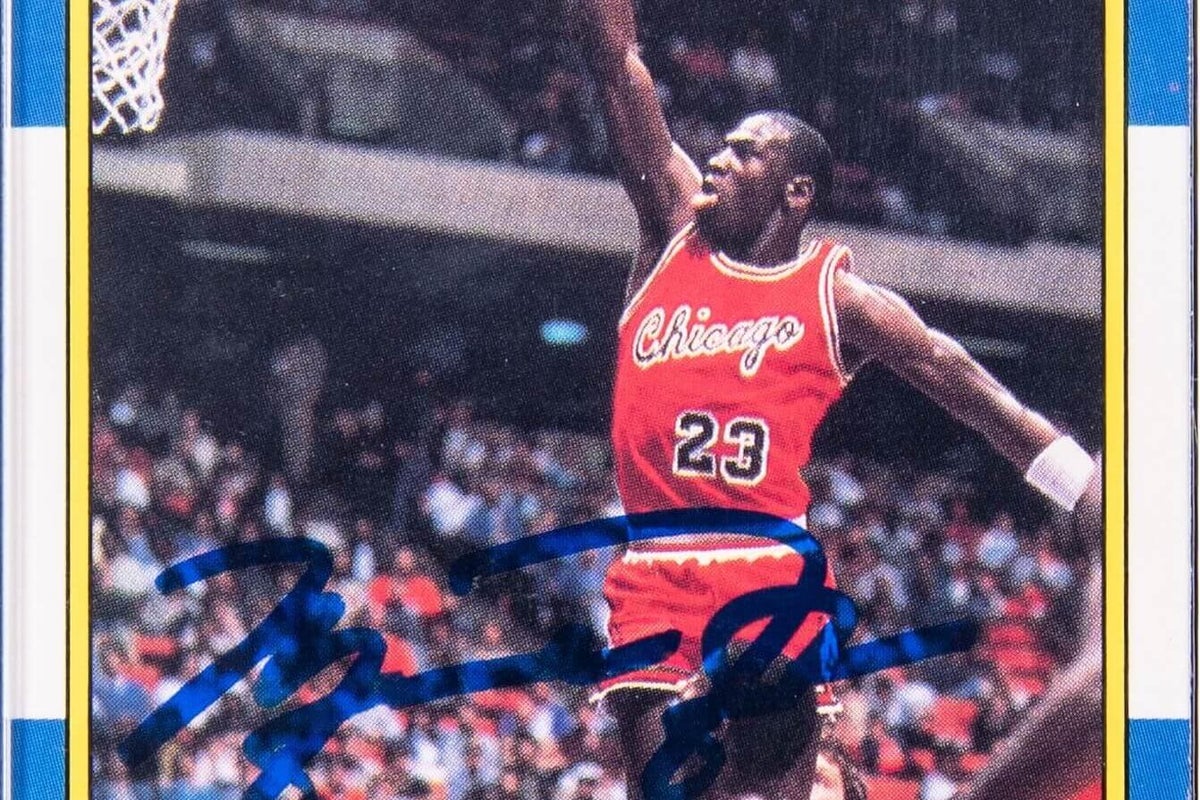 Michael Jordan autographed rookie card sells for $2.7 million, another record
